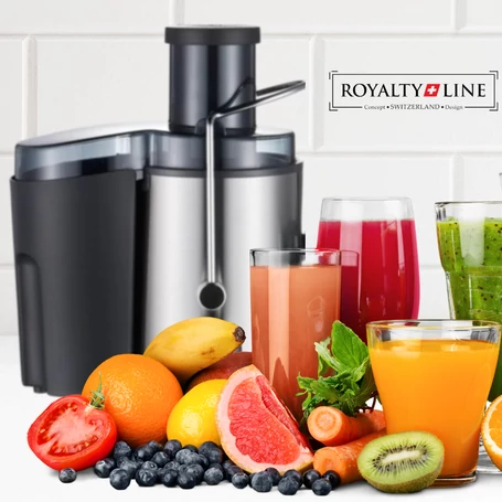 Értékcsökkent - Royalty Line gyümölcscentrifuga, 850 W, PJE-700