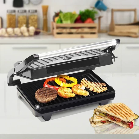 Royalty Line elektromos grill-, és panini sütő 750W teljesítménnyel