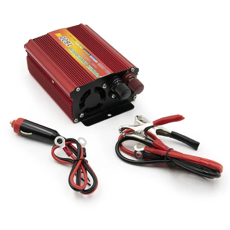 Értékcsökkent - 1600W feszültségátalakító inverter, napelem rendszerekhez és autóba