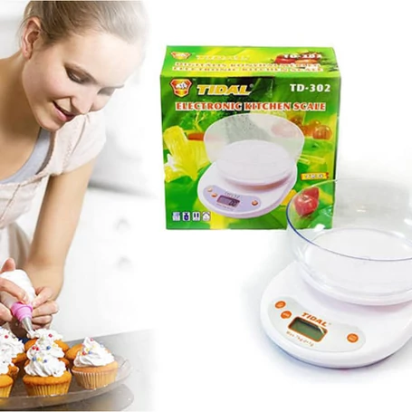 Tidal digitális konyhai mérleg mérőedénnyel, 7 kg