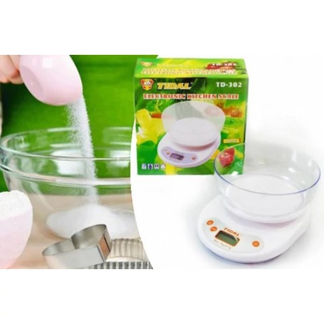 Tidal digitális konyhai mérleg mérőedénnyel, 7 kg