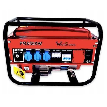 Walter Stahl PR8500W benzinmotoros aggregátor, generátor, 3 fázisú áramfejlesztő - 9000W