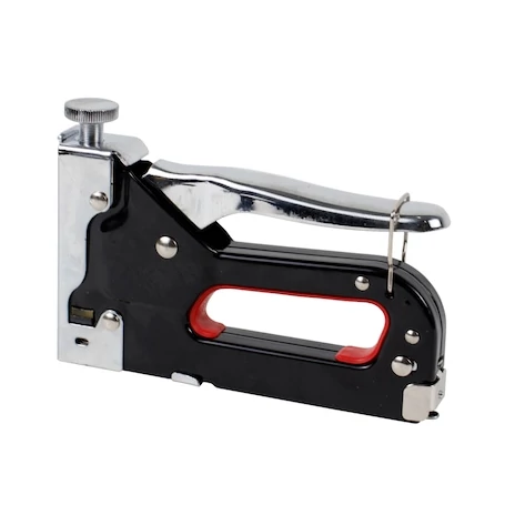 Fém kézi tűzőgép, 4-14 mm tűzőkapcsokhoz + 120 db kapocs