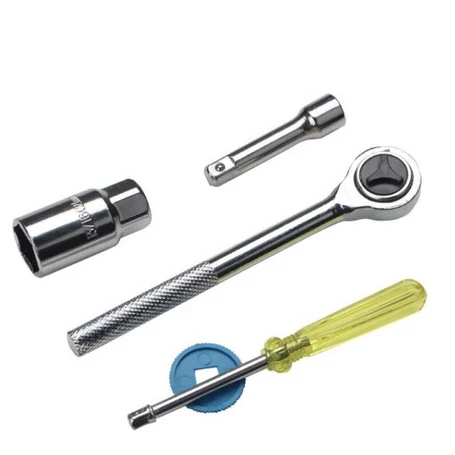 AIWA 40 részes racsnis dugókulcs készlet kiegészítőkkel, műanyag dobozban