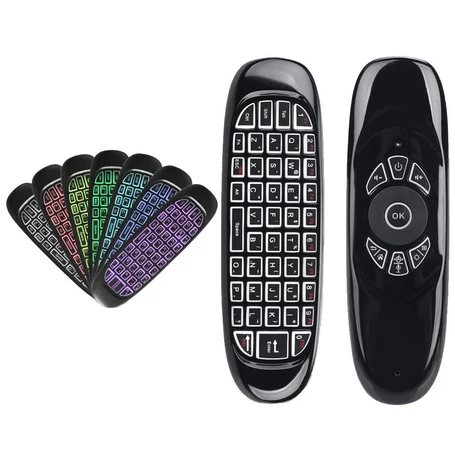 Air Mouse univerzális vezeték nélküli egér és billentyűzet, légegér, távirányító