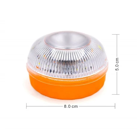 Vészjelző villogó, mágneses elakadásjelző autós lámpa éjjeli fény funkcióval