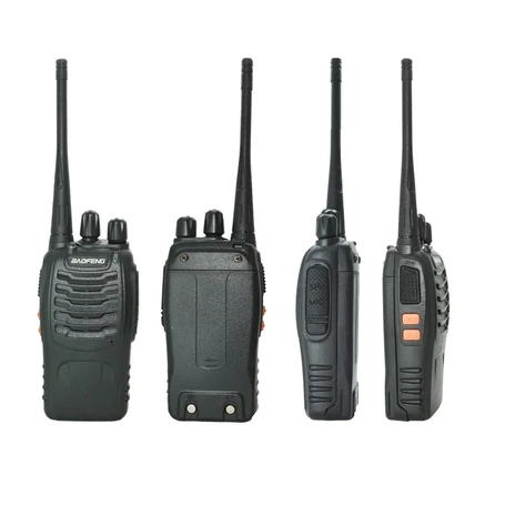 Baofeng BF-888S UHF walkie-talkie, 16 csatornás rádió adó-vevő fülhallgatóval