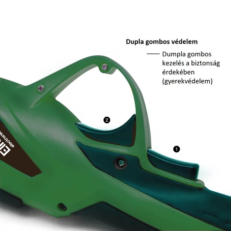 Elite Electronics® akkumulátoros magassági metszőolló és ágvágó, 3.6V, Li-Ion akkuval, töltővel + 1,8 m toldószár