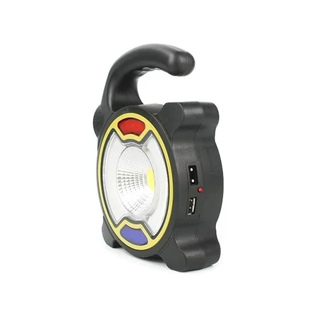 COB Work LED-es munkalámpa, kempinglámpa powerbank funkcióval, napelemmel