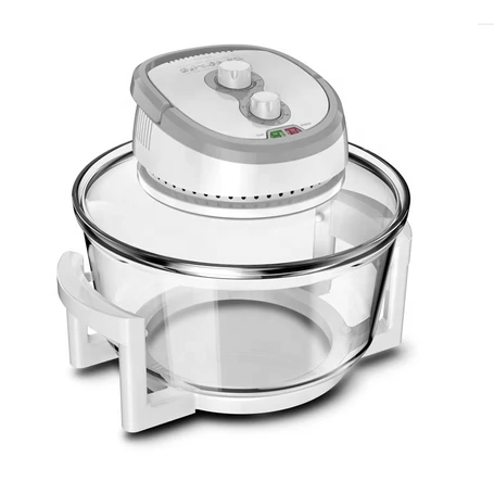 Elite® halogén sütő Air Fryer, 12 L-es olaj nélküli forró levegős fritőz 1400W, 3 db kiegészítővel + receptkönyv