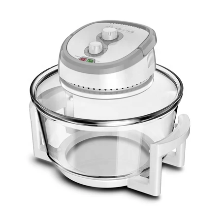 Elite® halogén sütő Air Fryer, 12 L-es olaj nélküli forró levegős fritőz 1400W, 3 db kiegészítővel + receptkönyv