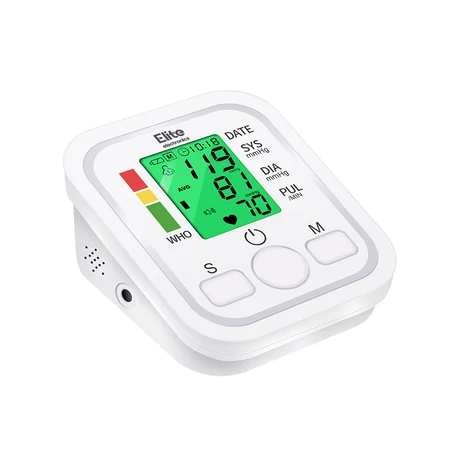 Elite® felkaros digitális automata magyarul beszélő vérnyomásmérő WHO skálával