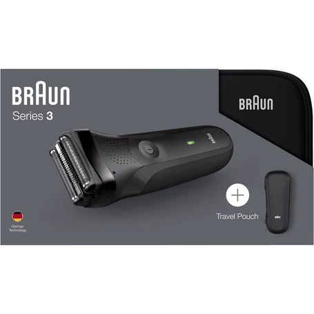 Braun Series 3 300TS WD elektromos borotva fekete + utazótok