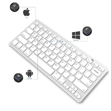 Exkluzív slim bluetooth billentyűzet Android, iOS, Windows támogatással