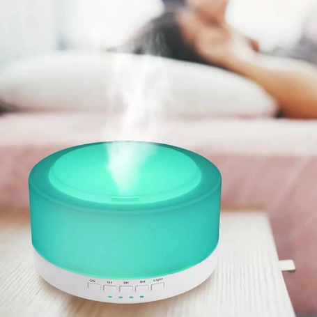 Óriás távirányítós aromaterápiás párologtató, diffúzor, bluetooth hangszóróval, 1000 ml