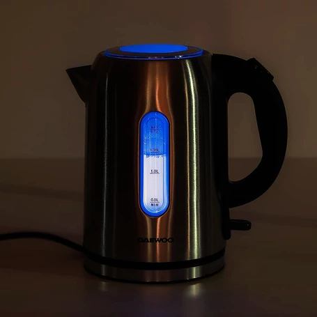 Daewoo vezeték nélküli elektromos vízforraló, 2200 W, 1,7 liter DEK-1237