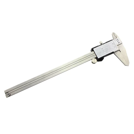 Digitális tolómérő nagyméretű kijelzővel, műanyag dobozban, 150 mm (6