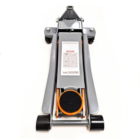 Deutsche Stahl 3 tonnás hidraulikus emelő, szürke, narancssárga