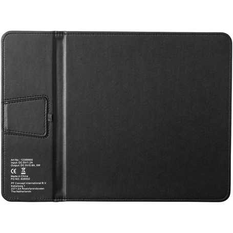 Bőr hatású egérpad beépített vezeték nélküli telefontöltővel