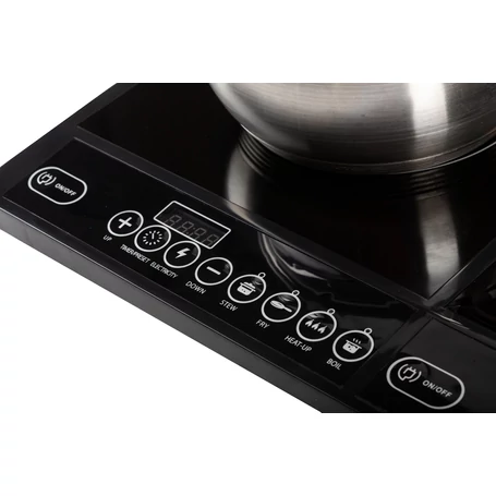Elite® két zónás, dupla indukciós főzőlap 4000W (2 x 2000W) E-IP4000