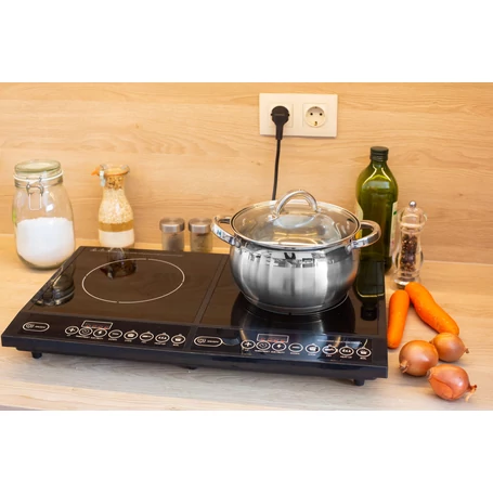 Elite® két zónás, dupla indukciós főzőlap 4000W (2 x 2000W) E-IP4000