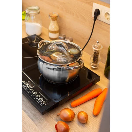 Elite® két zónás, dupla indukciós főzőlap 4000W (2 x 2000W) E-IP4000