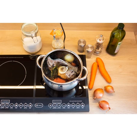 Elite® két zónás, dupla indukciós főzőlap 4000W (2 x 2000W) E-IP4000