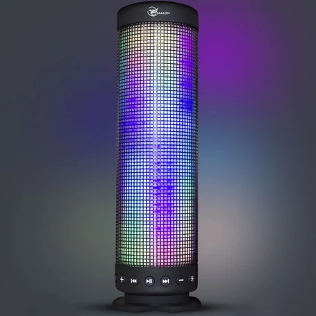 Falcon bluetooth hangszóró váltakozó fényű LED világítással, LED-360