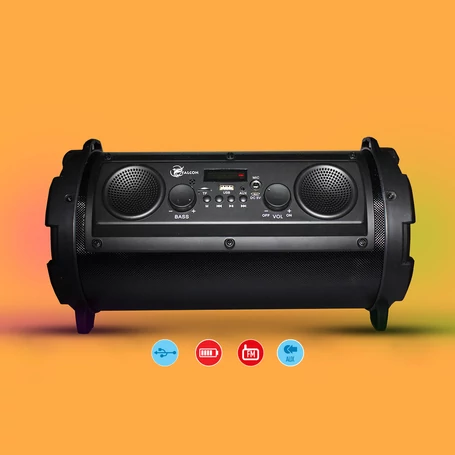 Falcon Boombox Bluetooth hangszóró, rádió, USB, AUX, TF YM-135