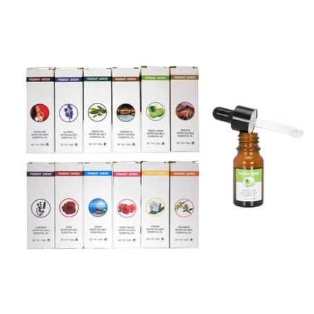 Fragrant Garden természetes növényi kivonatokból készült illóolaj válogatás, 12x10ml