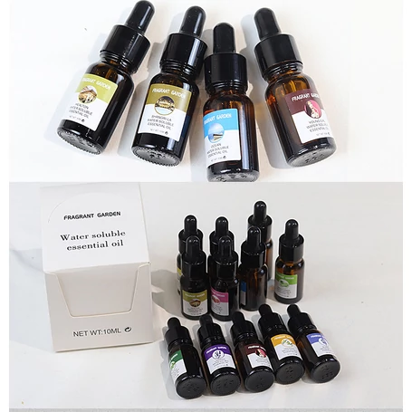 Fragrant Garden természetes növényi kivonatokból készült illóolaj válogatás, 12x10ml