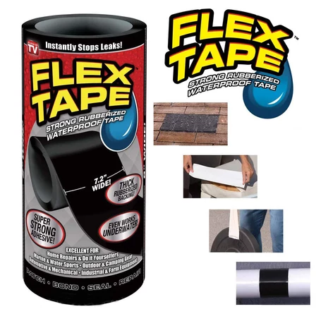 Flex Tape, extra erős UV álló ragasztószalag, 18 cm széles