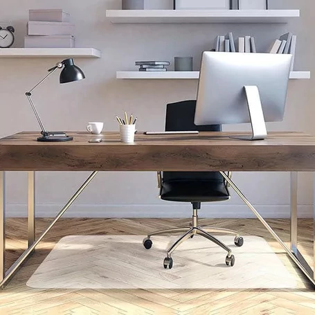 Padlóvédő irodai, székalátét, műanyag, átlátszó, 100x70 cm