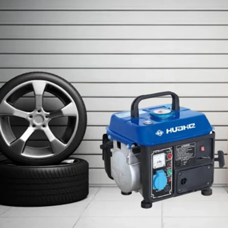 Benzinmotoros aggregátor, generátor, áramfejlesztő, 650 W - kompakt hordozható