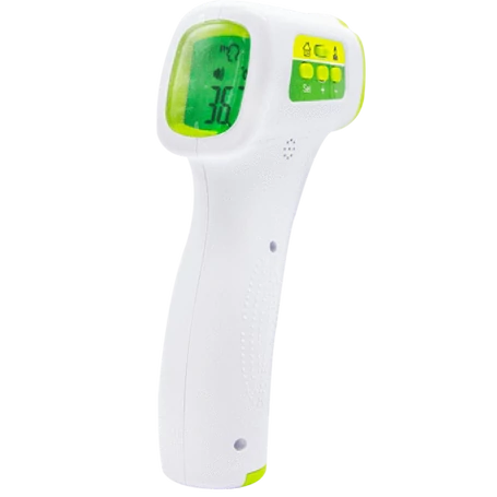 Digitális infravörös érintésmentes lázmérő és hőmérő pisztoly, JZK-601