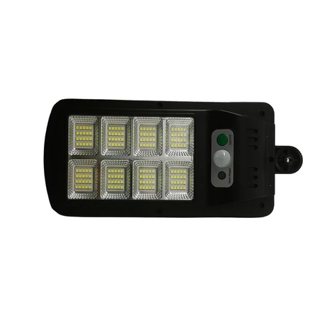 Napelemes SMD LED lámpa mozgásérzékelővel, fali tartókonzollal, 180 W 