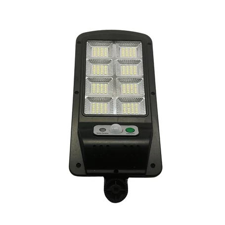 Napelemes SMD LED lámpa mozgásérzékelővel, fali tartókonzollal, 180 W 