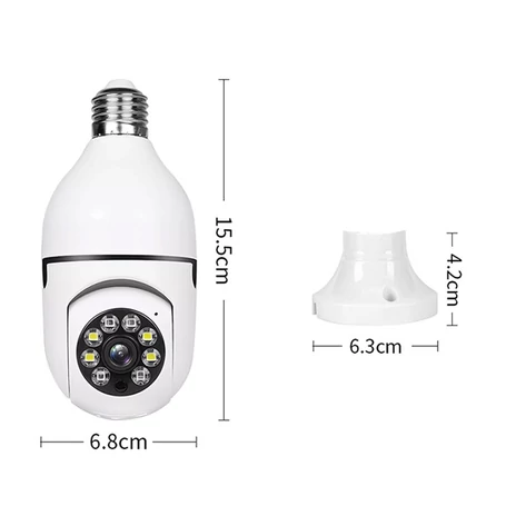 WiFi Smart IP panoráma kamera E27 foglalattal