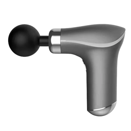 Akkus masszírozó pisztoly, izomlazító, izomregeneráló, 8 masszírozófejjel