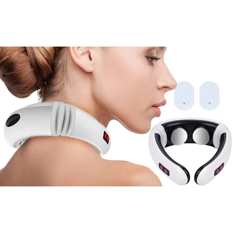 Multifunkciós elektromágneses nyakmasszírozó két tappanccsal, KL-5830