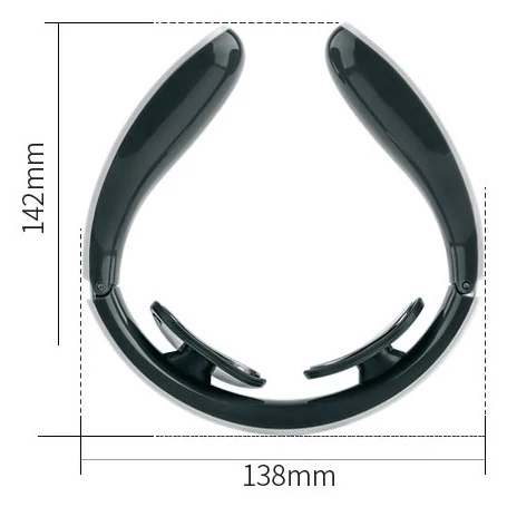Intelligens nyakmasszírozó elektromos impulzusokkal, mágneses hatással