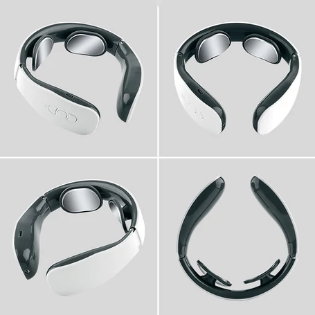 Intelligens nyakmasszírozó elektromos impulzusokkal, mágneses hatással