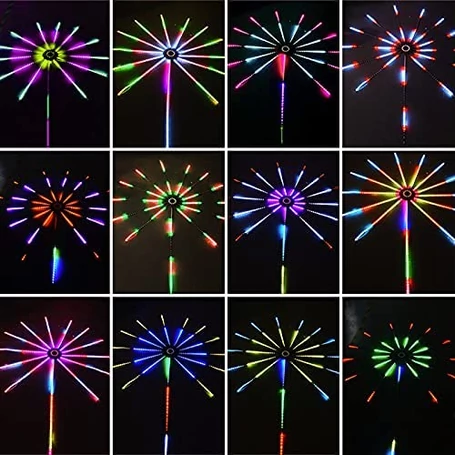 Telefonról vezérelhető LED tüzijáték dekorvilágítás bluetooth kapcsolattal