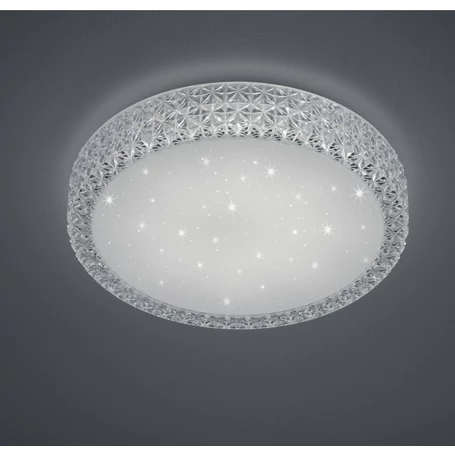 Elegáns, távirányítós mennyezeti LED lámpa állítható színhőmérséklettel, 24 – 36 W, 52 cm, fehér