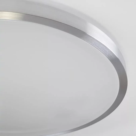 Energiatakarékos mennyezeti LED lámpa, 24W, 30cm, ezüst karima