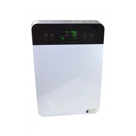 Digitális légtisztító készülék HEPA szűrővel, távirányítóval, 40W teljesítménnyel