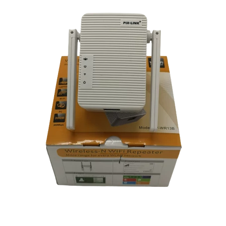Pix-Link wifi repeater, Wifi jelerősítő, 50m hatótávval, LV-WR13B