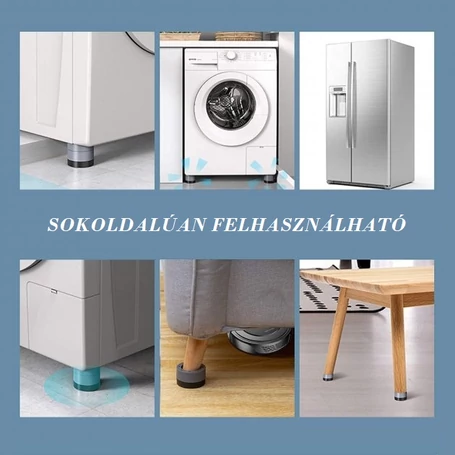 8 részes magasító pogácsa, emelőláb készlet háztartási gépekhez, bútorokhoz