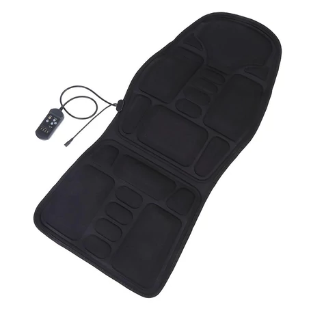 3 zónás fűthető masszázsmatrac távirányítóval otthoni vagy autós használatra