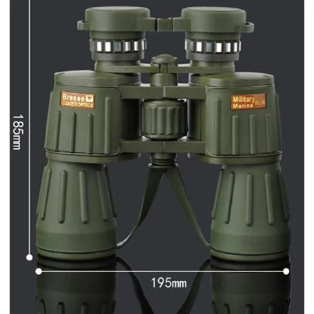 Military Seeker 10x50 széles látószögű katonai stílusú távcső hordtáskával